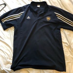 Notre Dame x Adidas Golf Polo Men’s L